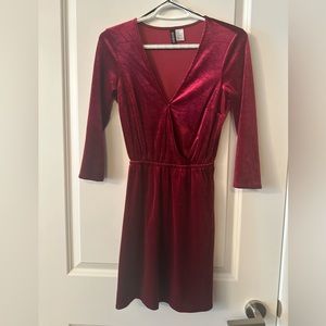 H&M velvet dress